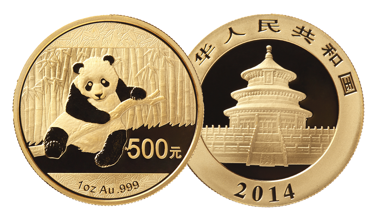 Chinese Gold Pandas